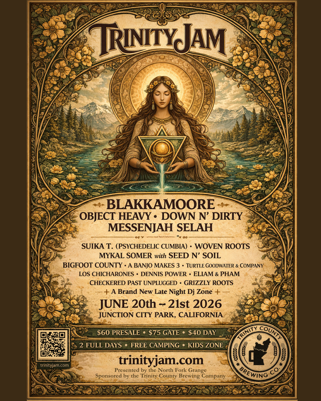 Trinity Jam 2026 Festival Flyer